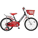 ブリヂストン(BRIDGESTONE) キッズ用自転車 エコキッズ スポーツ EK18S6 ブラック/レッド