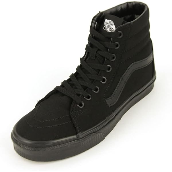 Amazon | Vans Unisex Sk8-Hi Black/Black/Black Skate Shoe Size 6.5