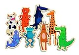 Djeco Crazy Animals Magnetics (24 pc) [並行輸入品]