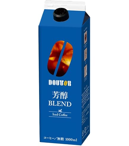 Amazon.co.jp: ドトール 芳醇ブレンド アイスコーヒー 無糖 紙パック