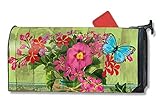 MailWraps Mason Jar Bouquet Magnetic Mailbox Cover [並行輸入品]