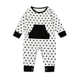 杜屋トヤ　新生児服　ベビーロンパース　かわいいプリント長袖カバーオール　ポケットデザイン　ルームウェア　赤ちゃん　プレゼント　0-18M