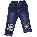 2018年 春物 ZOOMIC ズーミック ダメージデニム ロング丈パンツ ネイビー◇95cm