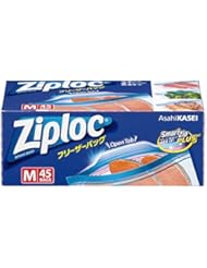 ジップロック フリーザーバッグ M 45枚入