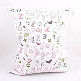 エルフ ベビー (Fairy Baby) 柔らかい 赤ちゃん専用防水おむつ収納バッグ TPU防水（28*36cm，字母）