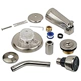 BrassCraft SKD0201 D Mixet MTR-5 CLR SN COMPLETE Single Handle Tub and Shower Trim Kit with Old Styl