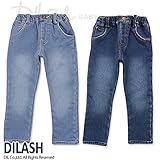 (ディラッシュ) DILASHデニムボアスキニーパンツ/秋 ベビー キッズ 男の子 100 サックス