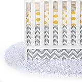 Swizzle Yellow 2 Piece Baby Crib Bedding Starter Set by Sweet Potato by Glenna Jean