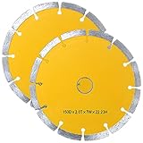 【2枚セット】ダイヤモンドカッター 150mm セグメント 乾式 コンクリート ブロック タイル レンガ 切断用 刃 ダイヤモンド カッター 替刃 替え刃 DC150