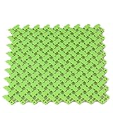 マッサージカーペットDoinshop DIYキャンディ色プラスチックキッチンバスルームno-slipマット 25*25cm