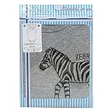 2015年 春物 アニマルプリント 前開きロンパス 半袖グレコ《60cm 70cm 80cm》ニシキ　Nishiki Baby's Fashion グレー◇70cm