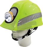 CUC リフレクションセーフティーヘルメットカバー 蛍光グリーン フリーサイズ 0306-95