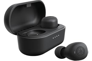 ヤマハ(YAMAHA) ワイヤレスイヤホン bluetooth TW-E3B(B) : リスニングケア /最大6+18時間再生 /生活防水IPX5相当 /専用アプリ対応 /AAC・aptX対応 /マイク搭載 ブラック