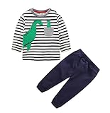 子供服 寝巻き 子供パジャマ 幼児服 キッズ ルームウェア 長袖 tシャツ 上下セット 漫画の青恐竜寝間着 7歳