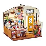 つくるんです® 日本語説明書付 DIY ミニチュアハウス ドールハウス DGシリーズ (カントリーキッチン)