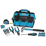 Viper Tool Storage V30TBKTL Tool Bag and 30-Piece Tool Set, 12-Inch, Teal [並行輸入品]