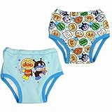 (バンダイ)BANDAI トレーニングパンツ 2枚組 アンパンマン 4層 トレパン ブルー 80