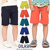(ディラッシュ) DILASH初夏'16 ヴィンテージ風綿麻キャンバスハーフパンツ 80 ライム