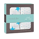 (エイデンアンドアネイ) aden+anais おくるみ スワドル aden+anis classic swaddle 2-pack　フルーロブルー [並行輸入品]