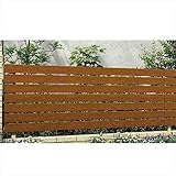 YKK ap　ルシアスフェンスH02型　本体　T100　木目カラー　『アルミフェンス　柵』　2017年6月から新仕様 　ハニーチェリー／ステン