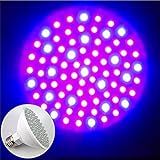 meizhouer 80 LED 4.5 W Plant Grow Light Bulb E27 RED and BLUE LED 85-265V Hydroponic Growth [並行輸入品]