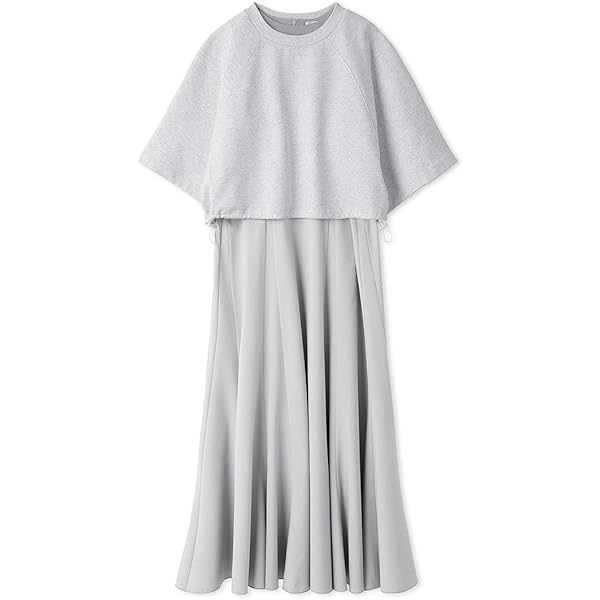 Amazon.co.jp: [エミ] カットコンビ撥水ナイロンワンピース : ファッション