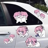 ステッカー 勝利の女神：NIKKE ドロシー doro 車用ステッカー 車貼 車シール 車用デコレーション シール 防水ステッカー 貼り紙 手帳シール DIY 装飾品 ノート 文房具 自転車 車ドア 窓 壁シール 車 バイク カー用品 ヘルメット パソコン 自動車 飾り (18CM,ピンク/B) [並行輸入品]