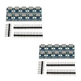 Lovoski 20個入り　メス マイクロ USB　→　DIP 5ピン　ピンボード　2.54mm　マイクロUSB　アクセサリー　セット