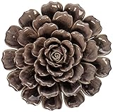 Imax 64300 Ceramic Wall Flower, Magdalyn Purple