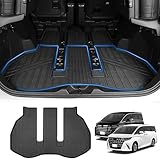 GIMUYA トヨタ 新型 アルファード 40系 ヴェルファイア ラゲッジマット 3D 立体構造 防水 ALPHARD VELLFIRE 40系 トランクマット カーマット AGH4#W AAHH4#W TAHA4#W 2023年6月～現行 専用設計 耐汚れ/耐摩擦/キズ防止 内装 カスタムパーツ インテリア アクセサリー 簡単取付 1枚セット ブラック