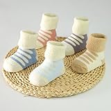 (ヘラサ)Herasa　ベビーソックス　かわいい　靴下　赤ちゃん靴下　男の子 女の子　出産お祝い 　贈り物　5足セット　 (SS, 五色)