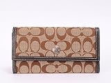 コーチ 財布 Coach Hampton Signature Checkbook Wallet [並行輸入品]