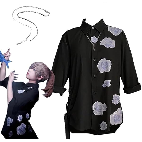 Amazon.co.jp: Wo Wo 商贸& VTuber 七次元生徒会 叶 コスプレ