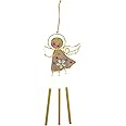 かわいい チャイム 手作り ガラス細工 おすまし エンジェル