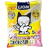 ライオン LION ペットキレイ ニオイをとる砂 フローラルソープの香り 5L 猫 猫砂