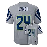 Marshawn Lynchシアトル・シーホークス# 24 Nfl Youthミッドティア代替ジャージーグレー S
