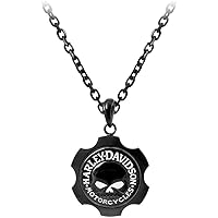セール! Harley Davidson パッドロック チェーン ネックレス Harley-Davidson® Men's Deadlock Wings Padlock Chain Necklace