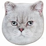 ヘミングス ( heming's ) リアルモチーフタオル　キャット : グレー