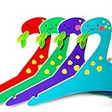 枕&トースト赤ちゃんの1st Yearクローゼットのセット分割線4オーガナイザー。天然竹木製Children Clothes Hangers for Baby & Toddlersコート。母の日ギフト