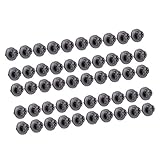 Xiton 50点 6mm穴 プラスチック製 プッシュ式 リベット ファスナー ピン クリップ フラップ トヨタに適用