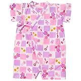 ミキハウス ホットビスケッツ (MIKIHOUSE HOT BISCUITS) 甚平オール 72-7509-970 S(1-3歳)cm ピンク