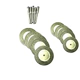 AUTEK ダイヤモンドカッター × 10枚組 マンドレル×5本 ディスク径40mm