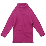 GARACH(ギャラッチ) 綿ワイドテレコハイネック長袖Tシャツ 100cm /ラズベリー NO.AH-431418