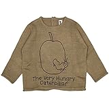 アスナロ（トップス トレーナー） はらぺこあおむし セーター ベビー 男児 長袖 トップス 刺繍 90 Ｌブラウン