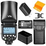 GODOX ソニー Vシリーズ ラウンドヘッド カメラフラッシュ (GODOX V1 ソニーフラッシュ) [並行輸入品]