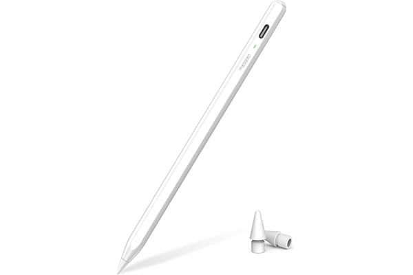 Metapen Air 8 ipad ペンシル タッチペン アップルペンシル代用ペン iPad 2018~2026年のモデルに対応 Type-C急速充電 誤作動防止 Bluetooth不要 書き心地滑らか 鉛筆 iPad Pro 11インチ1/2/3/4＆M4 iPad Pro 12.9 インチ3/4/5/6 iPad Mini5/6などに対応