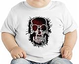Splash Skull On The Wall オーガニックベビーTシャツ 12 - 18 Months
