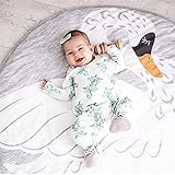 Lovely Baby Cozyコットンスロー毛布、スーパーソフトペットベッドおくるみラグマットキッズ用、保育園または子 37.5 inch