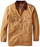 NCAA Illinois Illini Boy 's Weathered Chore Coat M ブラウン
