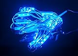 [SSLIGHT] KB3 100Pcs 15m 3LEDモジュール 5050SMD 完全防水 IP68 Blue 12VDC